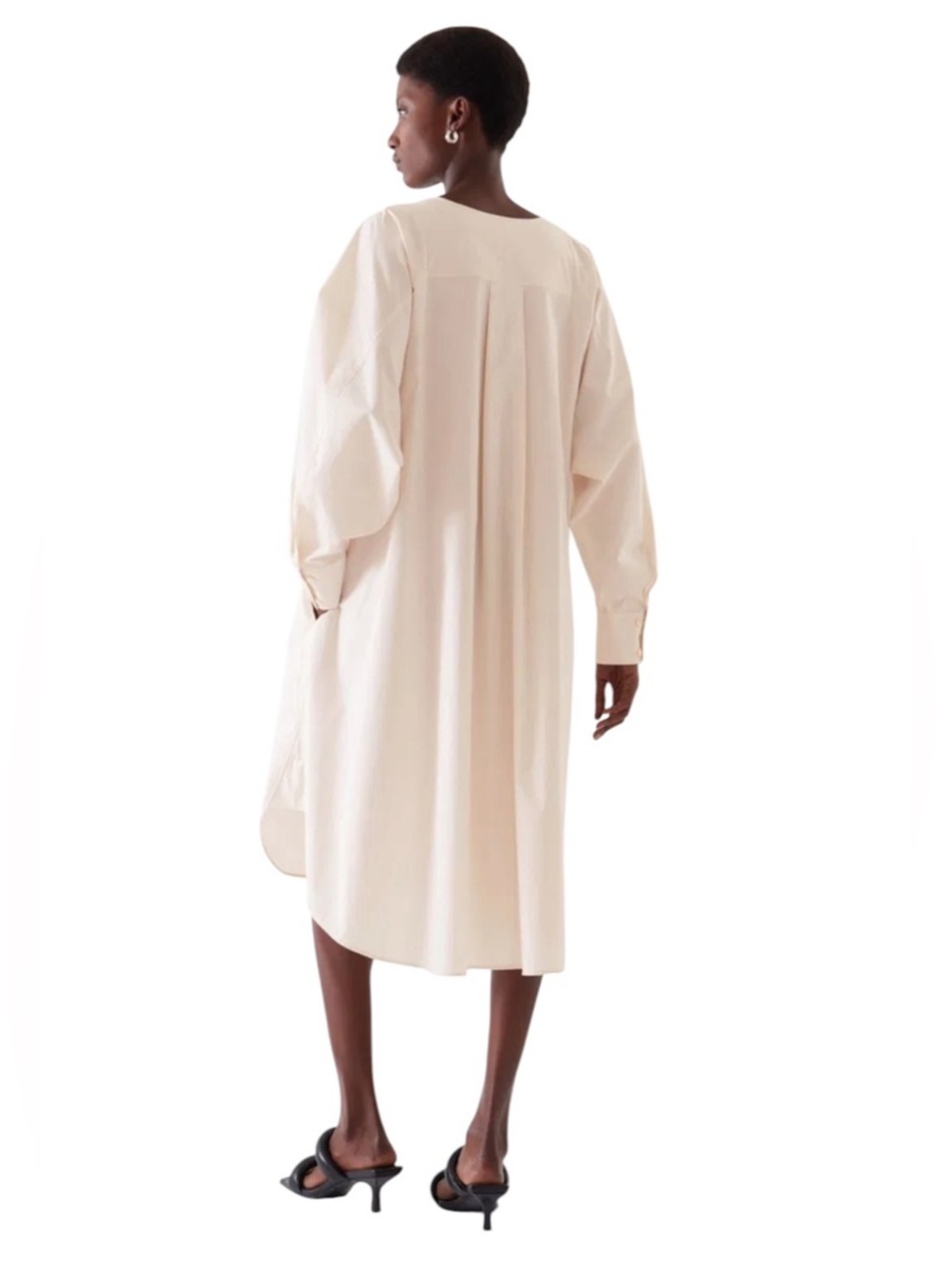 COS Oversized A-Line Shirt Dress Size 10 - Picture 3 of 7